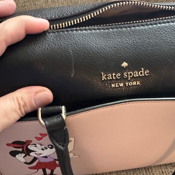Kate Spade Black and Pink Satchel with Minnie Mouse Design - Picture 5 of 5